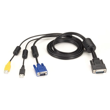 Black Box Secure Switch Cable Vga, Usb, Cac Usb To Hd26 12 Feet EHNSECURE3-0012